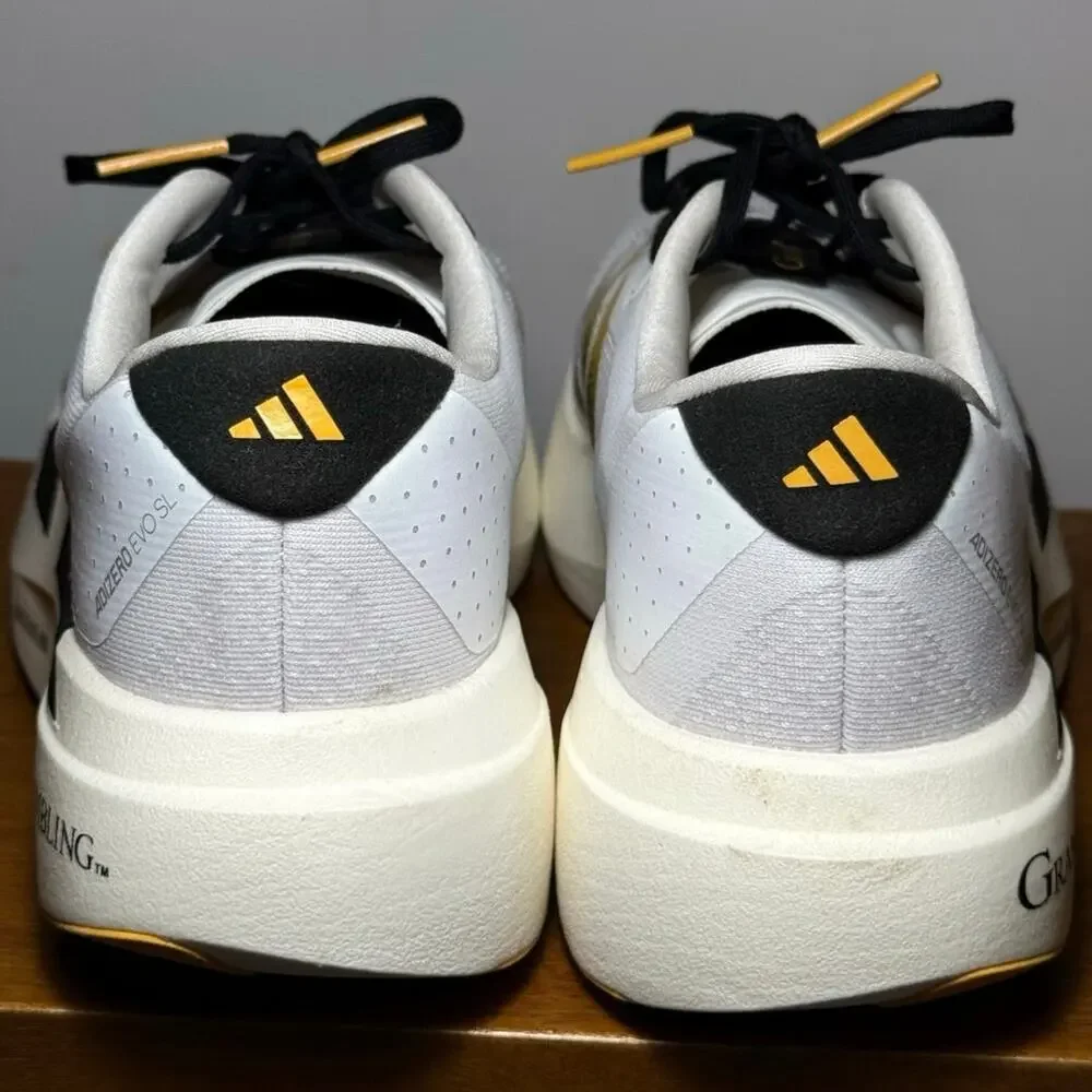 Adidas Adizero Evo SL Grambling State Tigers Running Shoes Men 8.5